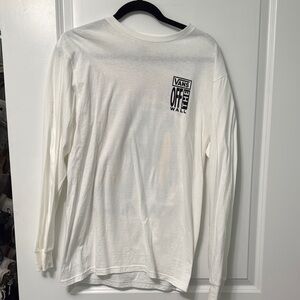 Vans White Long Sleeve Men's Shirt